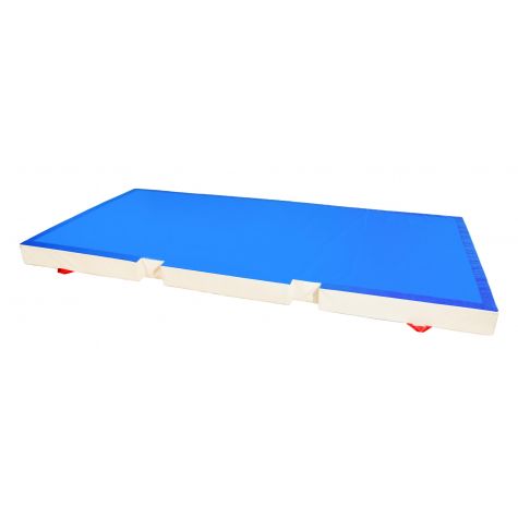 LANDING MAT FOR POMMEL HORSE - WITH BASE CUT-OUTS - 400 x 200 x 20 cm