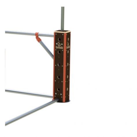 CORNER WOOD PILLAR FOR BRICK TUBULAR STRUCTURES <BR>Water-resistant