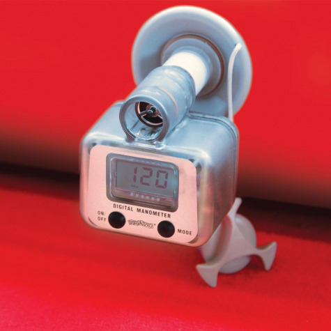 PRESSURE GAUGE FOR INFLATABLE MODULES, MATS, BEAMS, TRACKS AND FLOOR
