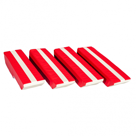 SPECIFIC MATS WITH CUT-OUT FOR BEAM LEGS - SET OF 4