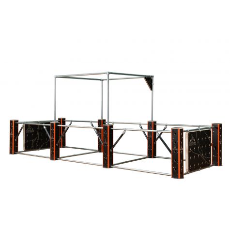 LARGE BRICK TUBULAR STRUCTURES WITHOUT WOOD FACADE <BR>