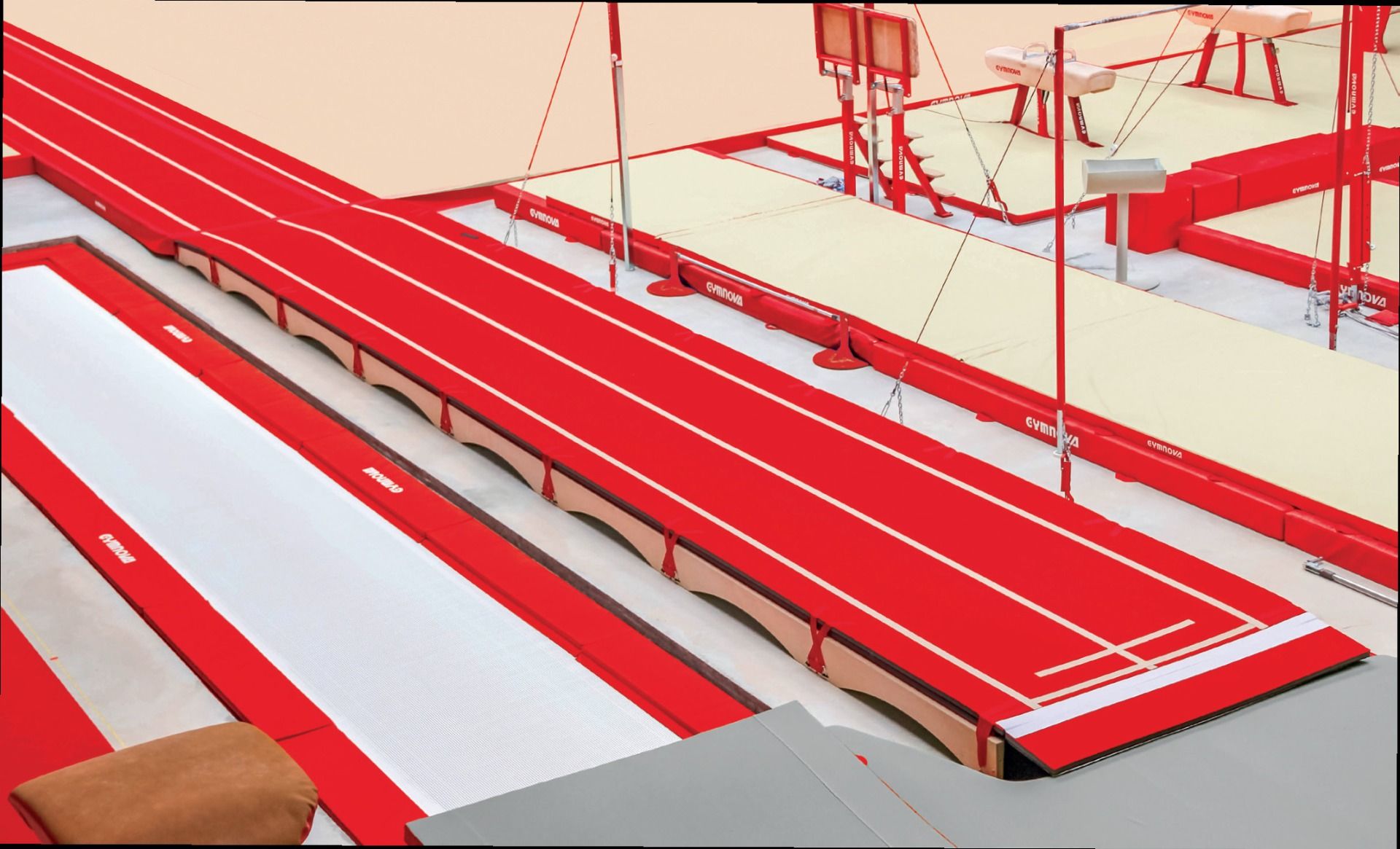 COMPLETE TUMBLING TRACK NOVATRACK'ONE - FIG Approved