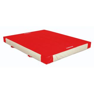 TRADITIONAL SAFETY MAT - SINGLE DENSITY - PVC COVER - 240 x 200 x 20 cm